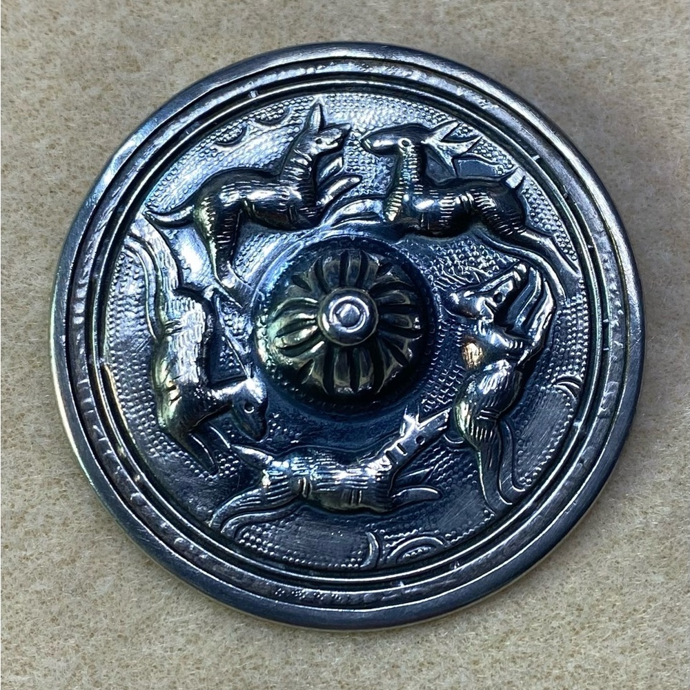 Hunting Theme Roman Artifact reproduction brooch